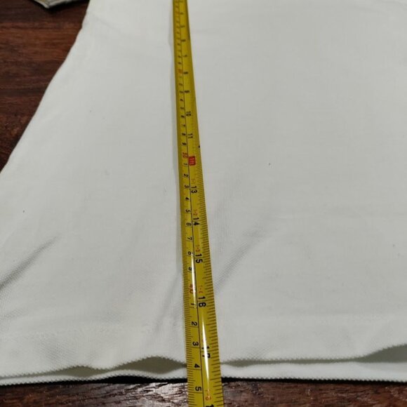 Burberry Brit White Embroidered Logo Plaid Details Placket Polo Shirt Men's M - Picture 15 of 16